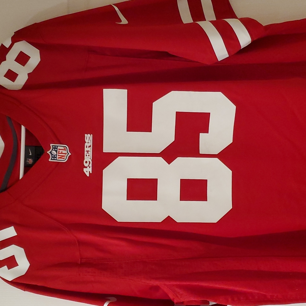 San Francisco 49ers George kittle on field Nike Jersey